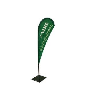 Beachflag "Drop" mit System<br> Medium